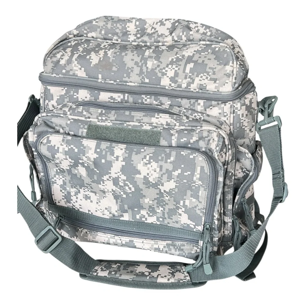 Tactical ACU Digital Camo Messenger Backpack - Multi-Pocket Range Bag